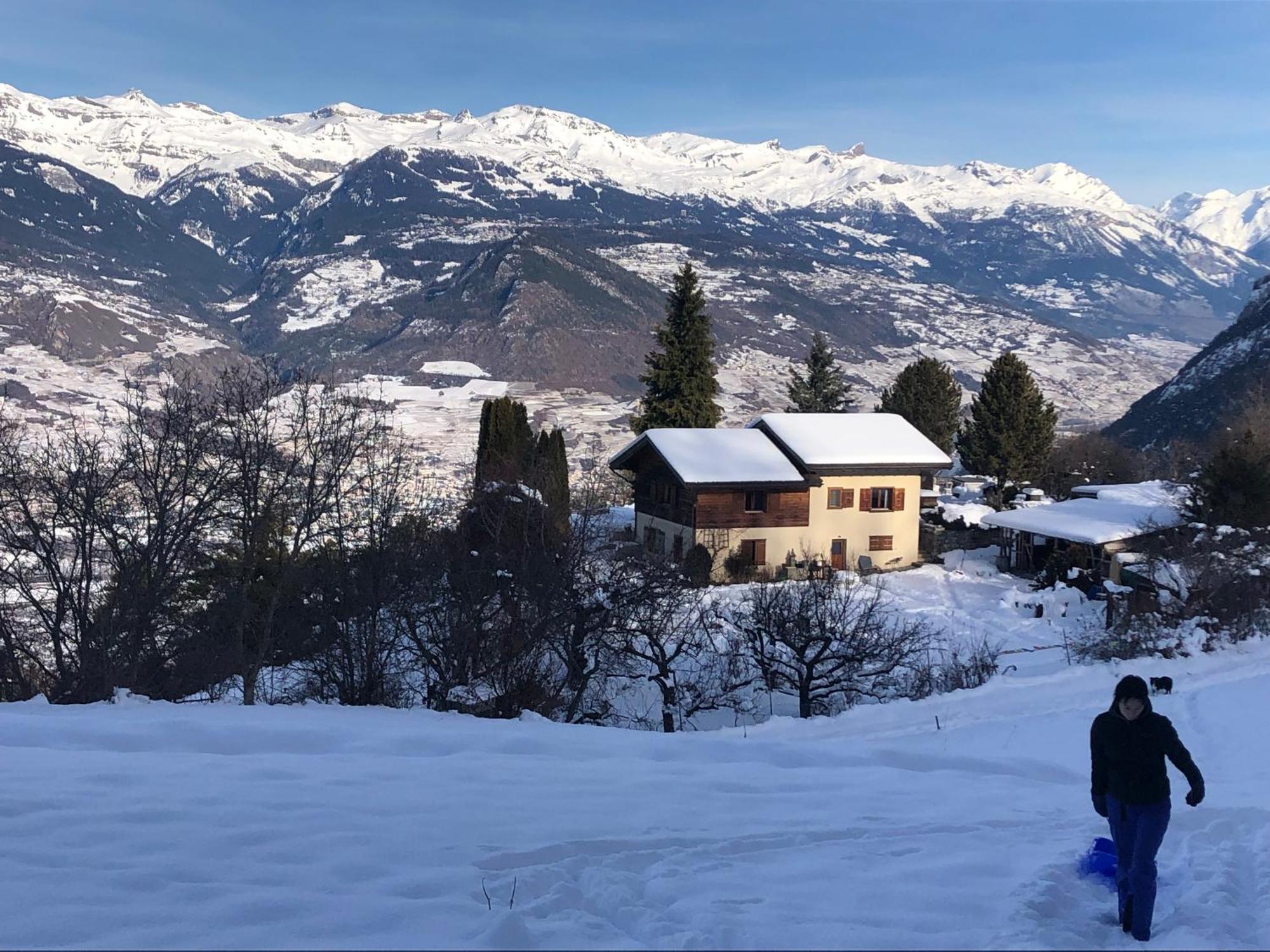 Domaine Bellevie Bnb Vex Exteriör bild